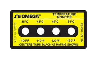 4A-130-30 - OMEGA - 4A-130-30 - LABEL, STRIP, BLACK ON WHITE
