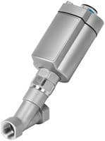 8060514 - FESTO - 8060514 - Angle Seat Valve, Piston Actuator, 2/2 Way, G1/8, 14.5 m³/h, 5 bar to 10 bar, VZXA Series