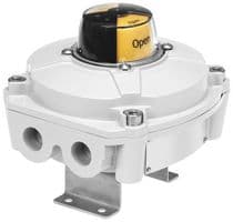 3471009 - FESTO - 3471009 - Sensor Box, Angular, 250 VAC / 30 VDC, Yellow / Red, Die-cast Aluminium, Process Valve