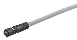 164250 - FESTO - 164250 - Sensor Cable, 4 Position M8 Receptacle to Free End, A Coded, 2.5 m, SIM Series