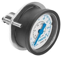 159597 - FESTO - 159597 - Pressure Gauge, Flanged, 16 bar, -20 °C to 60 °C, FMA Series