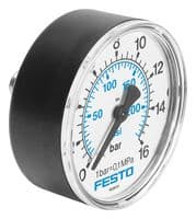 162839 - FESTO - 162839 - Pressure Gauge, 16 bar, -20 °C to 60 °C, MA Series