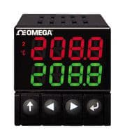CN16DPT-145 - OMEGA - CN16DPT-145 - Controller, Temperature/Process, Strain, 1/16 DIN, B/C/E/J/K/N/R/S/T/RTD, 0 to 50 °C