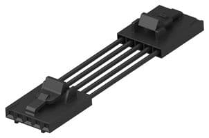 1-2267795-3... - TE CONNECTIVITY - 1-2267795-3... - Cable Assembly, Wire to Board Receptacle to Wire to Board Receptacle, 4 Ways, 2.54 mm, 1 Row