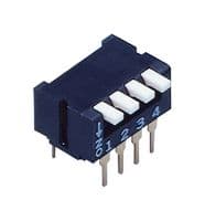CFP-0212MC - NIDEC COMPONENTS - CFP-0212MC - DIP / SIP Switch, 2 Circuits, Piano Key, Through Hole, DPST-NO, 6 V, 100 mA
