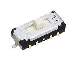 CMS-2302TA - NIDEC COMPONENTS - CMS-2302TA - Slide Switch, DP3T, Surface Mount, CMS Series, 100 mA