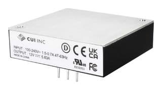 VBM-70-12 - CUI - VBM-70-12 - AC/DC PCB Mount Power Supply (PSU), ITE, 1 Output, 70 W, 12 VDC, 5.83 A