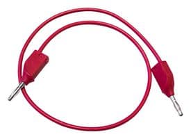 BU-2929-M-20-2 - MUELLER ELECTRIC - BU-2929-M-20-2 - Banana Test Lead, 4mm Stackable Banana Plug, 4mm Stackable Banana Plug, 20 ", 508 mm, Red, 20 A