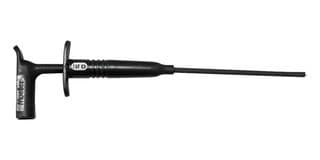 BU-20433-0 - MUELLER ELECTRIC - BU-20433-0 - Test Accessory, Black, 1 A, Right Angle Insulated Long Wire Plunger Hook Clip