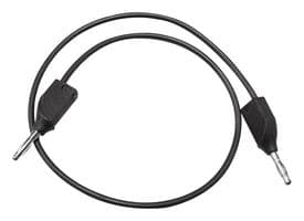 BU-2929-M-39-0 - MUELLER ELECTRIC - BU-2929-M-39-0 - Banana Test Lead, 4mm Stackable Banana Plug, 4mm Stackable Banana Plug, 39 ", 990.6 mm, Black