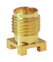 BU-1420711201 - MUELLER ELECTRIC - BU-1420711201 - RF / Coaxial Connector, SMA Coaxial, Straight Jack, Surface Mount Vertical, 50 ohm