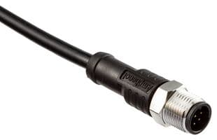 SM12A-08BMMM-SL8D01 - AMPHENOL LTW - SM12A-08BMMM-SL8D01 - Sensor Cable, M12 Plug, Free End, 8 Positions, 1 m, 3.3 ft