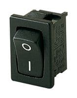 1801.1908 - MARQUARDT - 1801.1908 - Rocker Switch, On-Off, SPST, Non Illuminated, Panel Mount, Black, 1800 Series