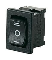 1808.1302 - MARQUARDT - 1808.1302 - Rocker Switch, Momentary, SPDT, Non Illuminated, Panel Mount, Black, 1800 Series