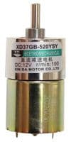 FIT0492-B - DFROBOT - FIT0492-B - Geared DC Motor, 12 V, 100 rpm, 7000 g-cm, 5 W, 50