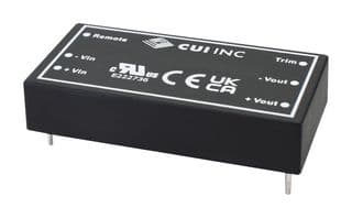 PRFE20W-O72-D12-D - CUI - PRFE20W-O72-D12-D - Isolated Through Hole DC/DC Converter, ITE, DIP, 18:1, 20 W, 2 Output, 12 V