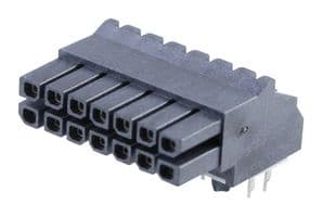 44764-1403 - MOLEX - 44764-1403 - PCB Receptacle, Board-to-Board, Wire-to-Board, 3 mm, 2 Rows, 14 Contacts, Female Receptacle
