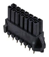 44769-1402 - MOLEX - 44769-1402 - PCB Receptacle, Board-to-Board, Wire-to-Board, 3 mm, 2 Rows, 14 Contacts, Female Receptacle