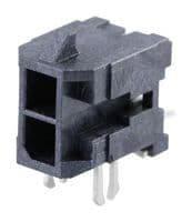 43045-0207 - MOLEX - 43045-0207 - Pin Header, Wire-to-Board, 3 mm, 2 Rows, 2 Contacts, Surface Mount Right Angle