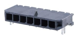 43650-0703 - MOLEX - 43650-0703 - Pin Header, Wire-to-Board, 3 mm, 1 Rows, 7 Contacts, Through Hole Right Angle