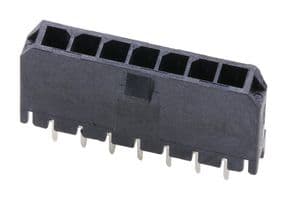 43650-0729 - MOLEX - 43650-0729 - Pin Header, Wire-to-Board, 3 mm, 1 Rows, 7 Contacts, Through Hole Straight
