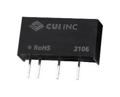PDME1-S3-D12-S - CUI - PDME1-S3-D12-S - Isolated Through Hole DC/DC Converter, ITE, SIP, 1 W, 2 Output, 12 V