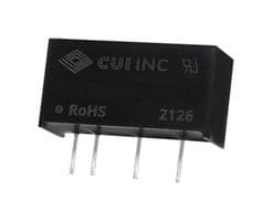 PDME2-S5-D12-S - CUI - PDME2-S5-D12-S - Isolated Through Hole DC/DC Converter, ITE, SIP, 2 W, 2 Output, 12 V
