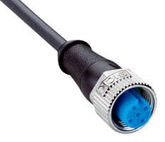 YF2A15-020UB5XLEAX - SICK - YF2A15-020UB5XLEAX - Sensor Cable, A Coded, M12 Receptacle, Free End, 5 Positions, 2 m, 6.6 ft