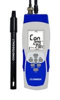 CDH-SD11 - OMEGA - CDH-SD11 - Conductivity Meter, 30µS/cm to 20mS/cm, 1 ppm, 1 %, Conductivity, Salt, TDS, Temperature, 175 mm