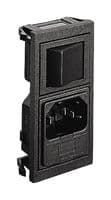 BZV01/Z0000/70 - BULGIN / PARTNER STOCK - BZV01/Z0000/70 - Un-Filtered IEC Power Entry Module, IEC C14, General Purpose, 10 A, 250 VAC, 2-Pole Switch