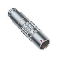 PHG.0T.302.CLLC45Z - LEMO - PHG.0T.302.CLLC45Z - Circular Connector, Sealed Circular Connector, 0T Series, Cable Mount Receptacle, 2 Contacts