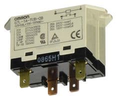 G7L-1A-TUB 12DC - OMRON ELECTRONIC COMPONENTS - G7L-1A-TUB 12DC - Power Relay, SPST-NO, 12 VDC, 30 A, G7L Series, Bracket, Non Latching