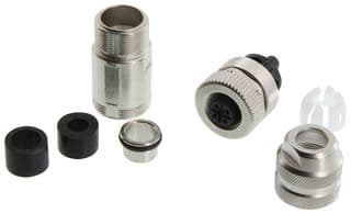 1201000001 - MOLEX - 1201000001 - Sensor Connector, Micro-Change 120100 Series, M12, Female, 5 Positions, Screw Socket