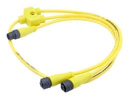 1200680250 - MOLEX - 1200680250 - Sensor Cable, M12, Micro-Change Plug, 2x Micro-Change Receptacle, 4 Positions, 800 mm, 31.5 "