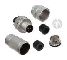 1201000002 - MOLEX - 1201000002 - Sensor Connector, Micro-Change 120100 Series, M12, Male, 5 Positions, Screw Pin