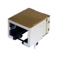 RJE051AA0311 - AMPHENOL COMMUNICATIONS SOLUTIONS - RJE051AA0311 - Modular Connector, Modular Jack, 1 x 1 (Port), 10P10C, Cat3, Through Hole Mount