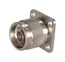 13_N-50-0-33/133_NE - HUBER+SUHNER - 13_N-50-0-33/133_NE - RF / Coaxial Connector, N Coaxial, Straight Flanged Plug, Solder, 50 ohm, Brass