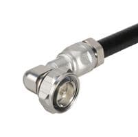 16_716-50-12-50/033_-E - HUBER+SUHNER - 16_716-50-12-50/033_-E - RF / Coaxial Connector, 7/16 Coaxial, Right Angle Plug, Clamp, 50 ohm