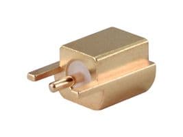 82_MCX-S75-0-2/111_NH - HUBER+SUHNER - 82_MCX-S75-0-2/111_NH - RF / Coaxial Connector, MCX Coaxial, Straight Jack, Edge, 75 ohm, Beryllium Copper