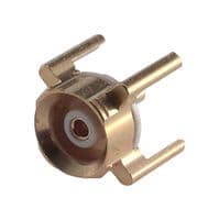 82_MMBX-50-0-2/111_NH - HUBER+SUHNER - 82_MMBX-50-0-2/111_NH - RF / Coaxial Connector, MMBX Coaxial, Straight Jack, Through Hole Vertical, 50 ohm, Brass
