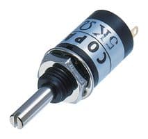 MC1003-000-103 - NIDEC COMPONENTS - MC1003-000-103 - Rotary Potentiometer, 10 kohm, 3 Turns, Linear, 190 mW, ± 20%, MC1003 Series