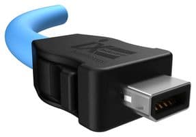 ND9AP6400 - AMPHENOL COMMUNICATIONS SOLUTIONS - ND9AP6400 - Modular Connector, IX Type A Plug, 1 x 1 (Port), 10P10C, Cat6a, IP20, Cable Mount