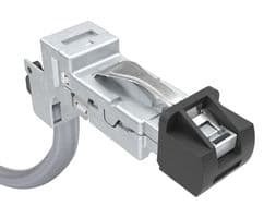 DRPC11B005040 - AMPHENOL COMMUNICATIONS SOLUTIONS - DRPC11B005040 - Ethernet Cable, Cat6a, 90° RJ45 Plug to Free End, SFTP (Screened Foiled Twisted Pair), Grey, 2 m
