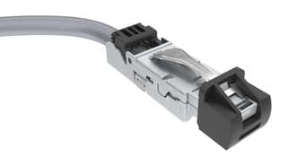 DRPC11B009040 - AMPHENOL COMMUNICATIONS SOLUTIONS - DRPC11B009040 - Ethernet Cable, Cat6a, RJ45 Plug to Free End, SFTP (Screened Foiled Twisted Pair), Grey, 2 m