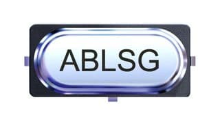 ABLSG-4.9152MHZ-D2Y-T - ABRACON - ABLSG-4.9152MHZ-D2Y-T - Crystal, ABLSG Series, 4.9152 MHz, 20 ppm, 30 ppm, 18 pF