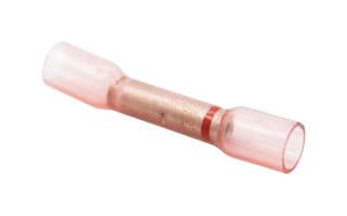 AI-70315 - MUELLER ELECTRIC - AI-70315 - Butt Splice, 22AWG to 18AWG, Pink, Red, 26 AWG, 24 AWG, Heat Shrink Nyax