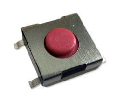 MPTSZML-61K-V - MULTICOMP PRO - MPTSZML-61K-V - Tactile Switch, SPST-NO, Top Actuated, 2.5mm Height, SMD, Round Button, 100 gf, 50mA at 12VDC