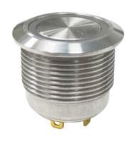 MPM19-A01FE-3-JR-3V - MULTICOMP PRO - MPM19-A01FE-3-JR-3V - Pushbutton Switch, 3 V LED, MP Pushbutton Switches Round-Flat, 19 mm, SPST-NO-DM, Off-(On)