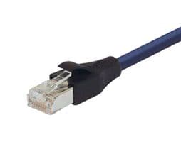 TRD695SCR-BL-5 - L-COM - TRD695SCR-BL-5 - Ethernet Cable, Cat6, RJ45 Plug to RJ45 Plug, Blue, 1.52 m, 5 ft
