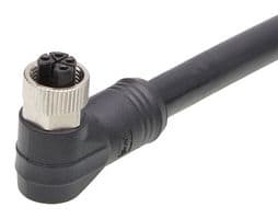 1205000338 - MOLEX - 1205000338 - Sensor Cable, M12, 90° Micro-Change Receptacle, Free End, 4 Positions, 5 m, 16.4 ft